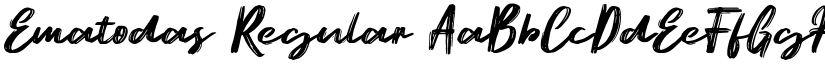 Ematodas Regular font