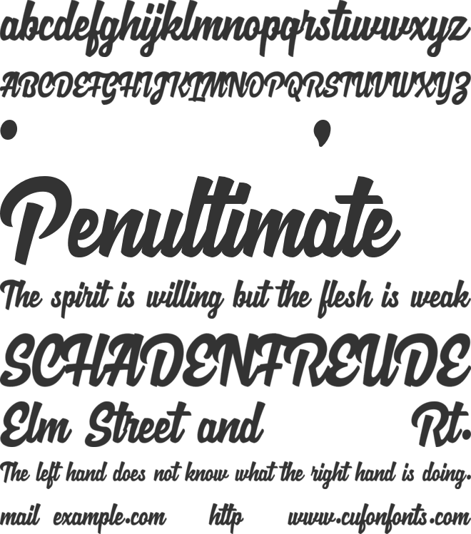 Loguetown font preview