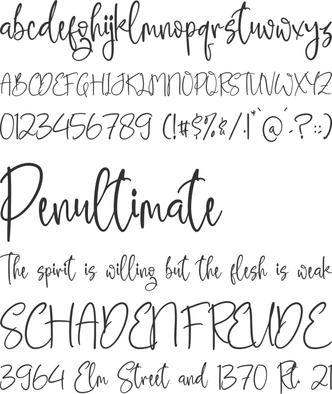 Golden Bulldock font preview