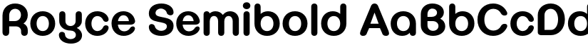 Royce Semibold font