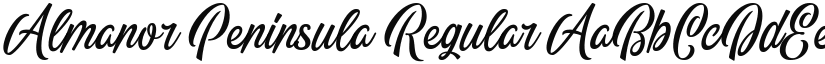 Almanor Peninsula font download