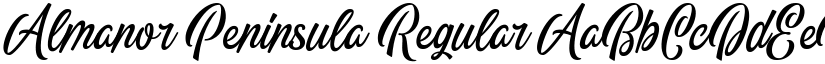 Almanor Peninsula font download
