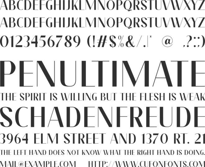 Meqalin font preview