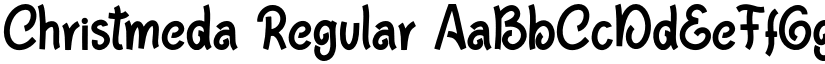Christmeda font download