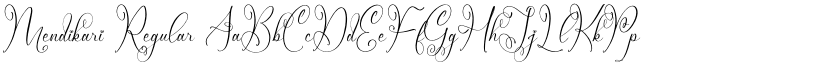 Mendikari font download