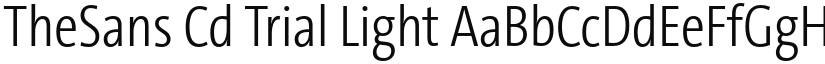 TheSans Cd Trial Light font