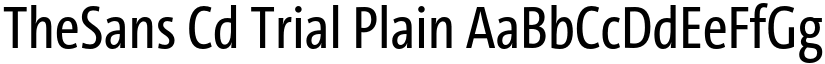TheSans Cd Trial Plain font