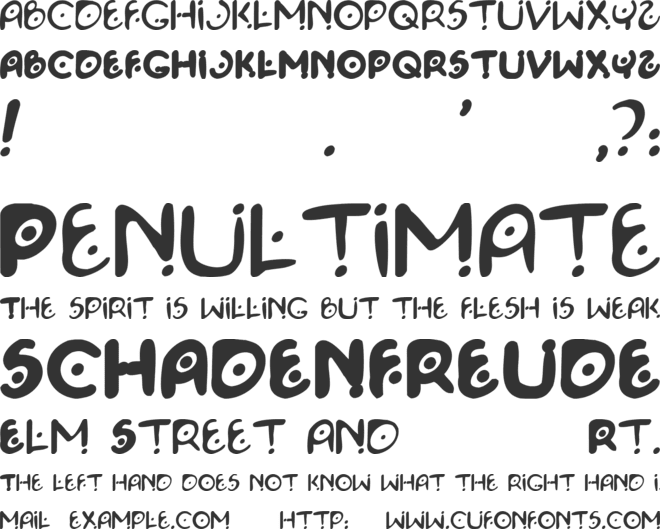 Space Pontiff font preview