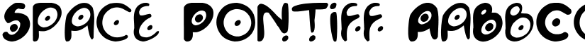Space Pontiff font