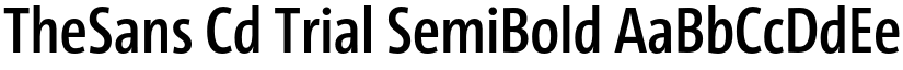 TheSans Cd Trial SemiBold font