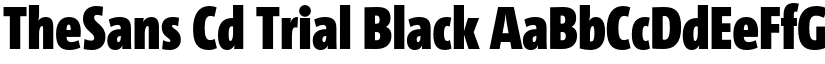 TheSans Cd Trial Black font