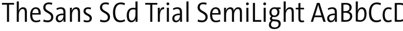 TheSans SCd Trial SemiLight font