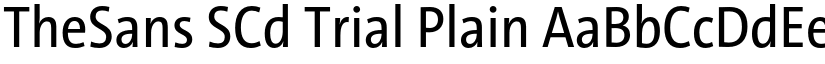 TheSans SCd Trial Plain font