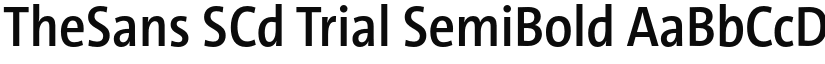 TheSans SCd Trial SemiBold font