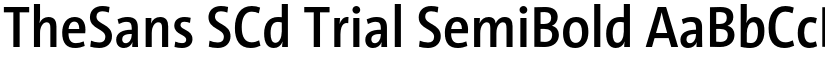TheSans SCd Trial SemiBold font