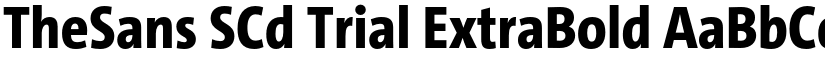 TheSans SCd Trial ExtraBold font