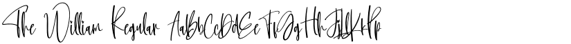 The William Regular font