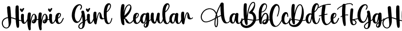 Hippie Girl Regular font