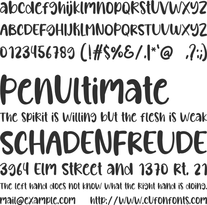 HELLO BEAUTIFUL EART font preview
