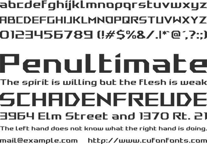 ROG LyonsType font preview