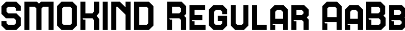 SMOKIND Regular font