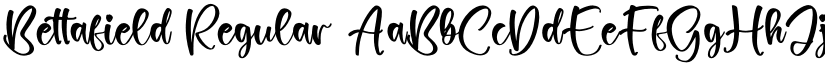 Bettafield Regular font
