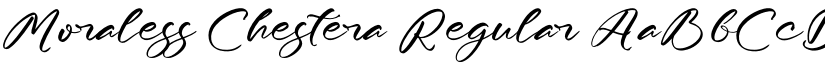 Moraless Chestera Regular font