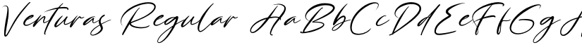 Venturas Regular font