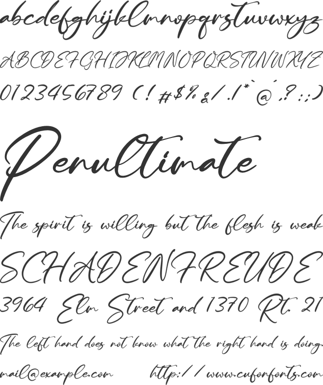 Kamalika Anotesla font preview