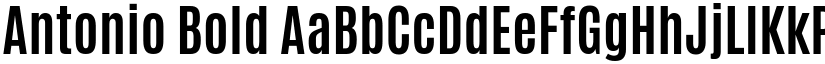 Antonio Bold font