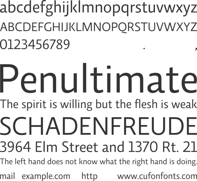 Relato Sans TRIAL font preview