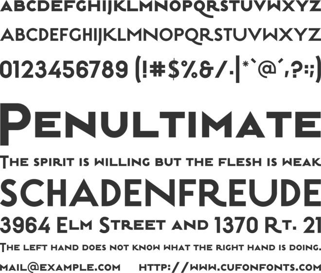Estilo Pro Bold font preview