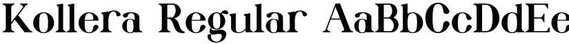 Kollera Regular font