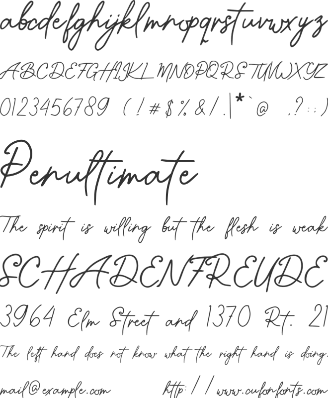 Mandalletta font preview
