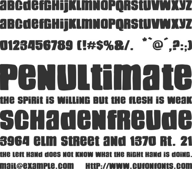 La Banda Municipal font preview