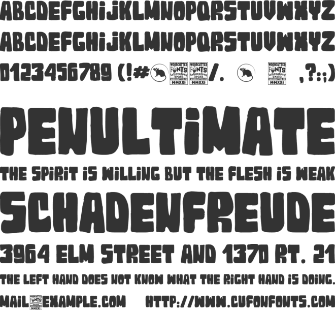 Topi Neri 2023 font preview