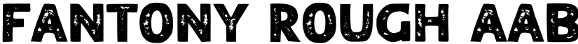 FANTONY ROUGH font
