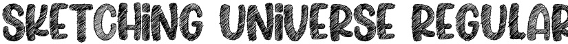 Sketching Universe Regular font