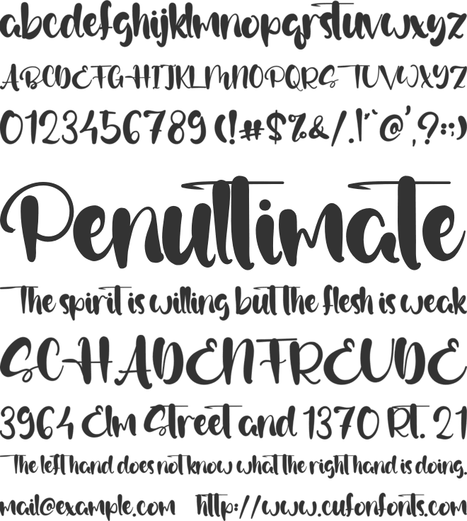 Juana Lovely font preview