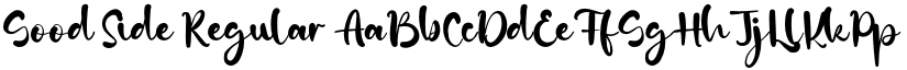 Good Side Regular font