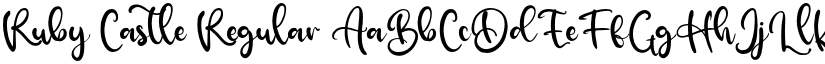 Ruby Castle font download