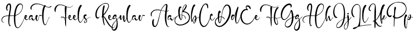 Heart Feels Regular font
