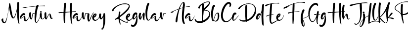 Martin Harvey Regular font