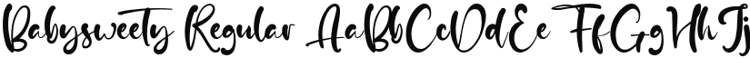 Babysweety font download