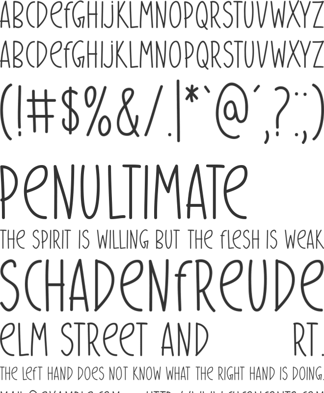 Splendid Moment font preview