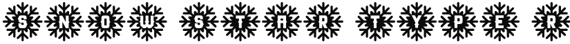 Snow Star Type Regular font
