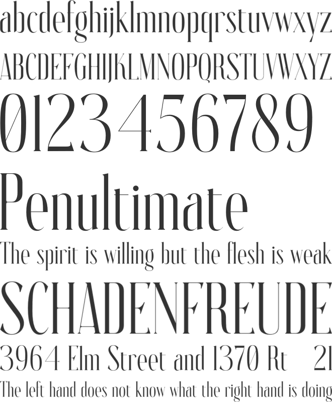 Snagrids font preview