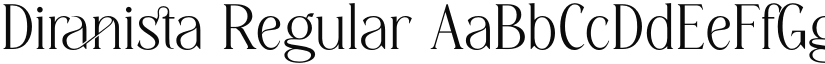Diranista font download