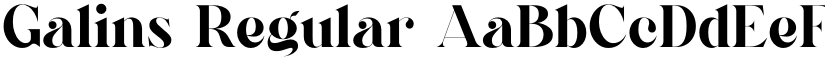 Galins Regular font