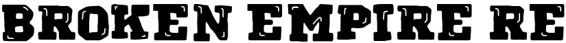 Broken Empire font download
